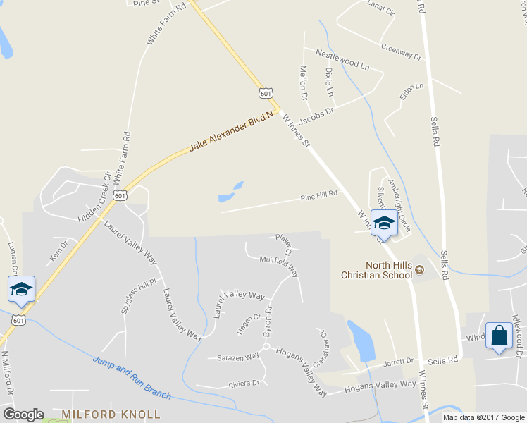map of restaurants, bars, coffee shops, grocery stores, and more near 365 Pine Hill Road in Salisbury
