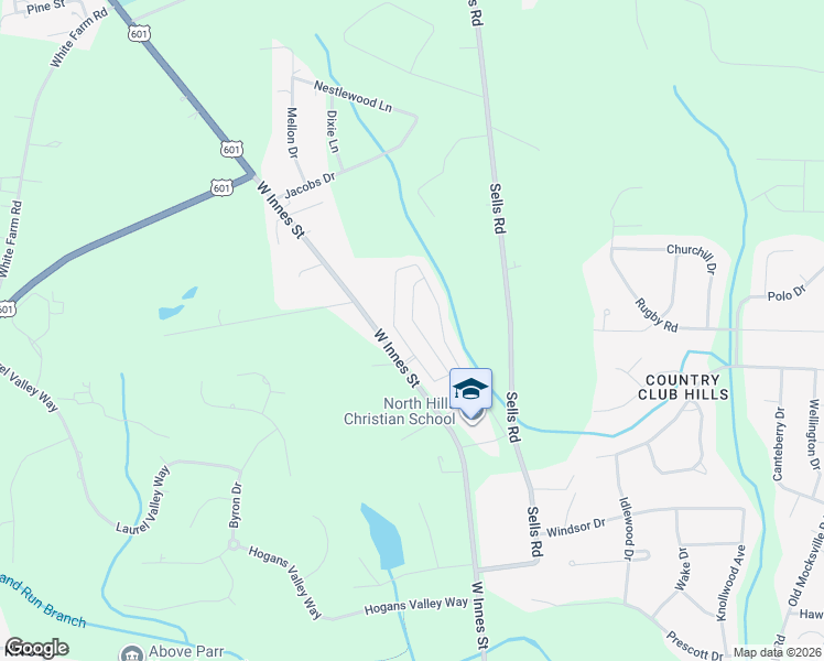 map of restaurants, bars, coffee shops, grocery stores, and more near 1065 Amberlight Circle in Salisbury