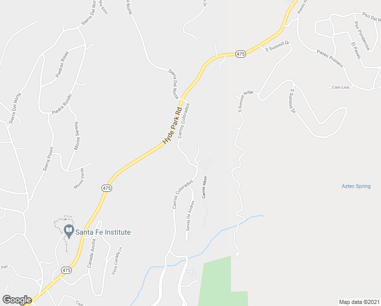 map of restaurants, bars, coffee shops, grocery stores, and more near 1817 Cerros Colorados in Santa Fe