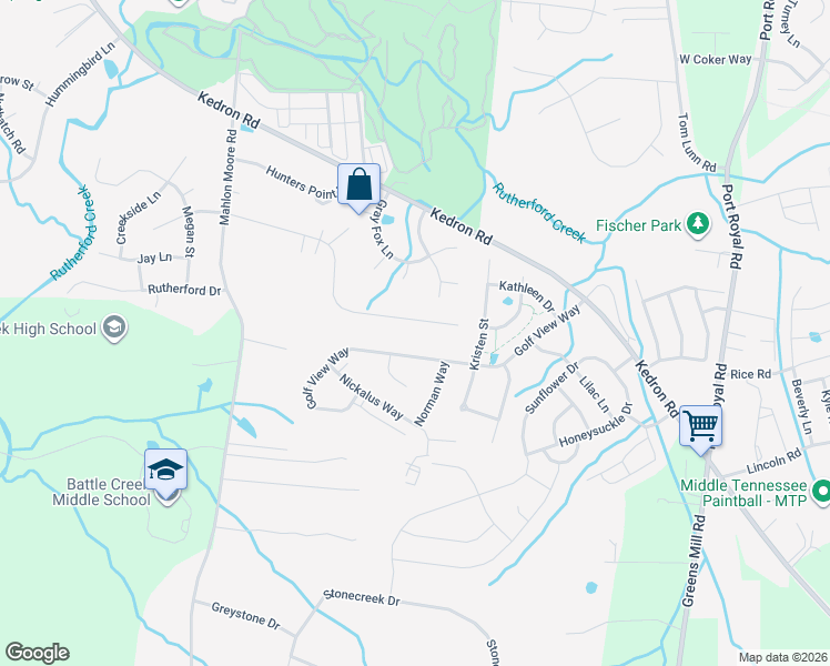 map of restaurants, bars, coffee shops, grocery stores, and more near 1186 Weaver Farm Lane in Spring Hill