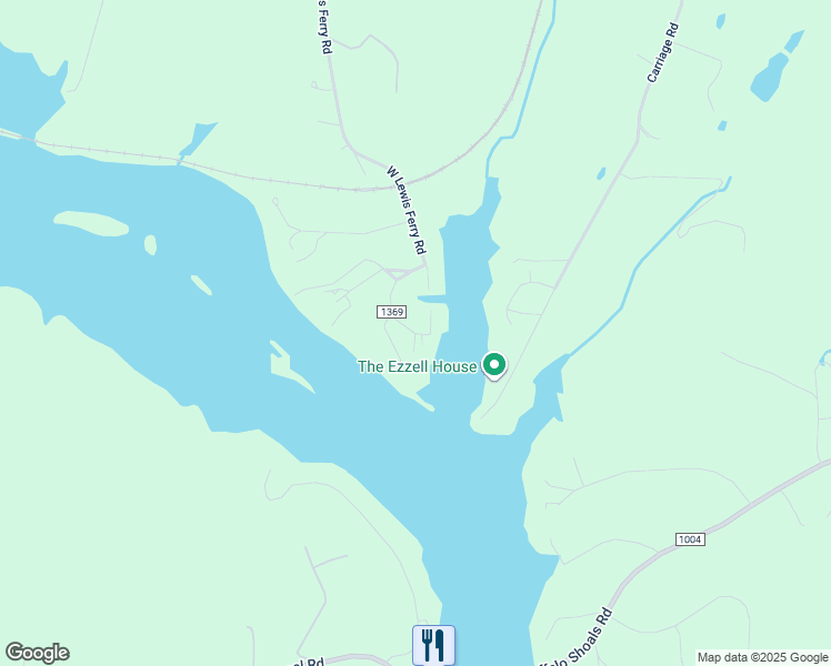 map of restaurants, bars, coffee shops, grocery stores, and more near Pope-Huss Drive in Iredell County