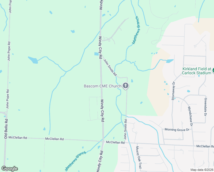 map of restaurants, bars, coffee shops, grocery stores, and more near 265 Windy City Road in Jackson