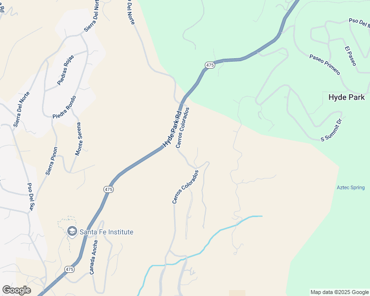 map of restaurants, bars, coffee shops, grocery stores, and more near 1817 Cerros Colorados in Santa Fe