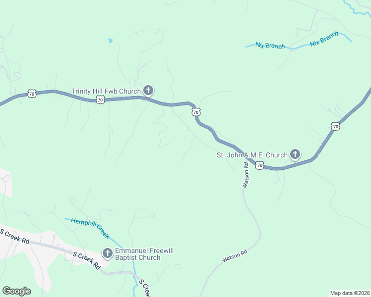 map of restaurants, bars, coffee shops, grocery stores, and more near 61 Scotts Cove Drive in Nebo