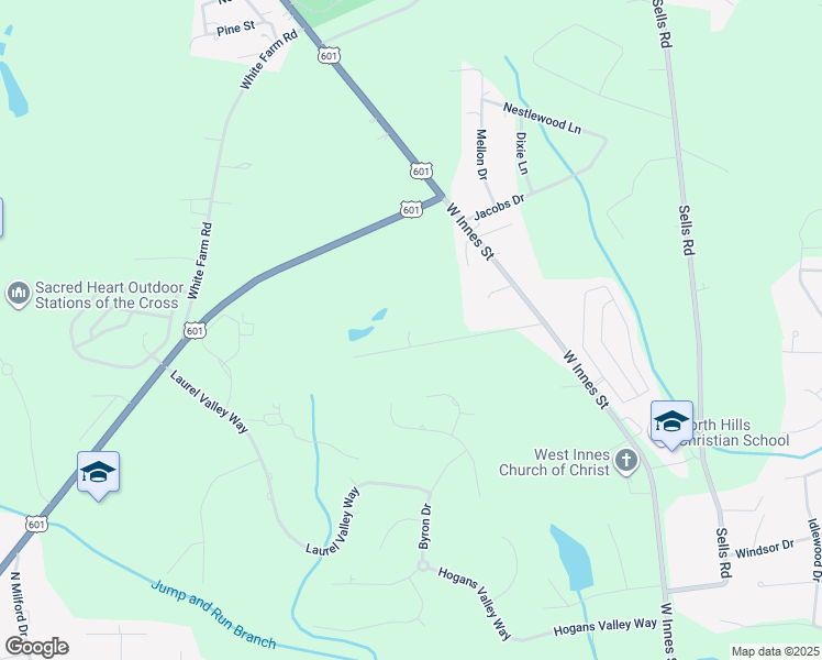 map of restaurants, bars, coffee shops, grocery stores, and more near 360 Pine Hill Road in Salisbury