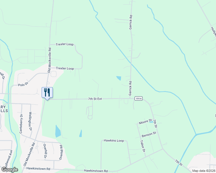 map of restaurants, bars, coffee shops, grocery stores, and more near 2285 7th Street in Salisbury