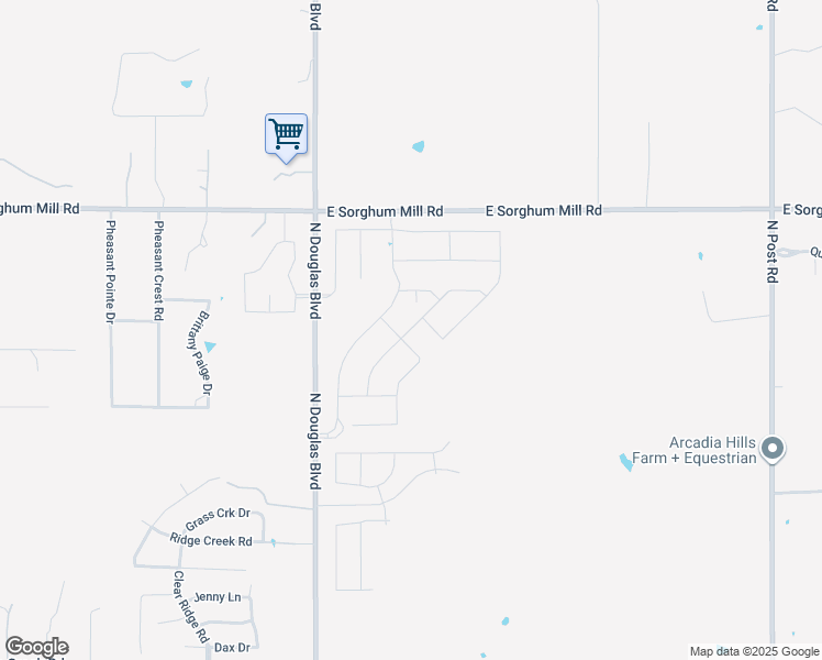 map of restaurants, bars, coffee shops, grocery stores, and more near Sunspear Drive in Edmond