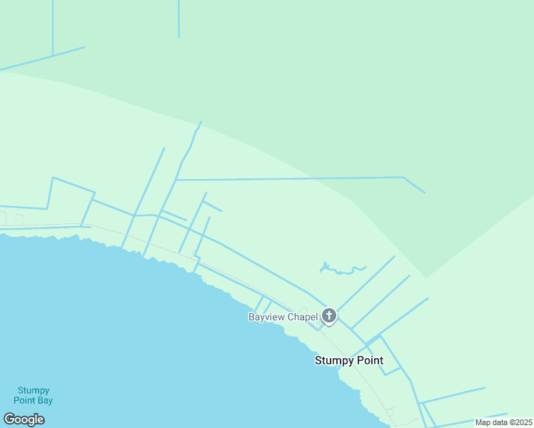 map of restaurants, bars, coffee shops, grocery stores, and more near 188 Bayview Drive in Stumpy Point