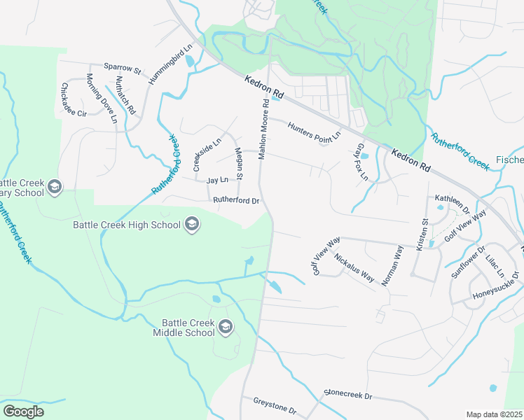 map of restaurants, bars, coffee shops, grocery stores, and more near 3557 Mahlon Moore Road in Spring Hill