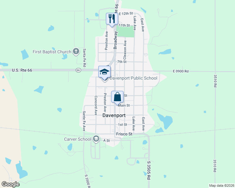 map of restaurants, bars, coffee shops, grocery stores, and more near 316 Broadway in Sparks