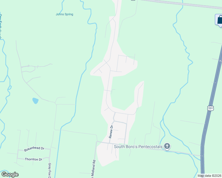 map of restaurants, bars, coffee shops, grocery stores, and more near 1406 Rhonda Drive in Christiana