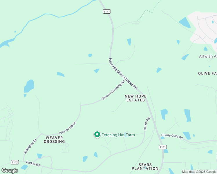 map of restaurants, bars, coffee shops, grocery stores, and more near 8908 Weaver Crossing Road in Apex