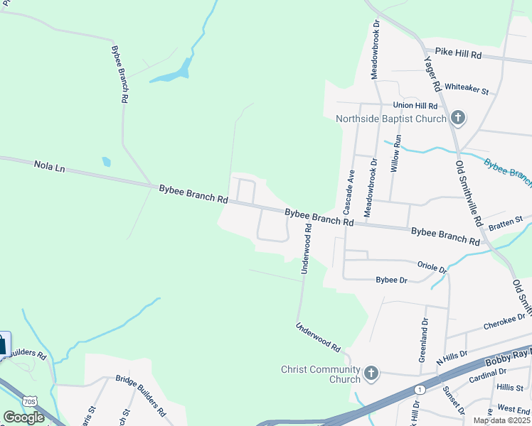 map of restaurants, bars, coffee shops, grocery stores, and more near 757 Bybee Branch Road in McMinnville