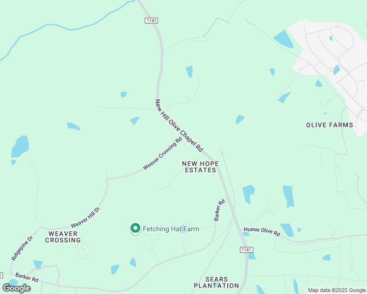 map of restaurants, bars, coffee shops, grocery stores, and more near 1604 New Hill Olive Chapel Road in Apex