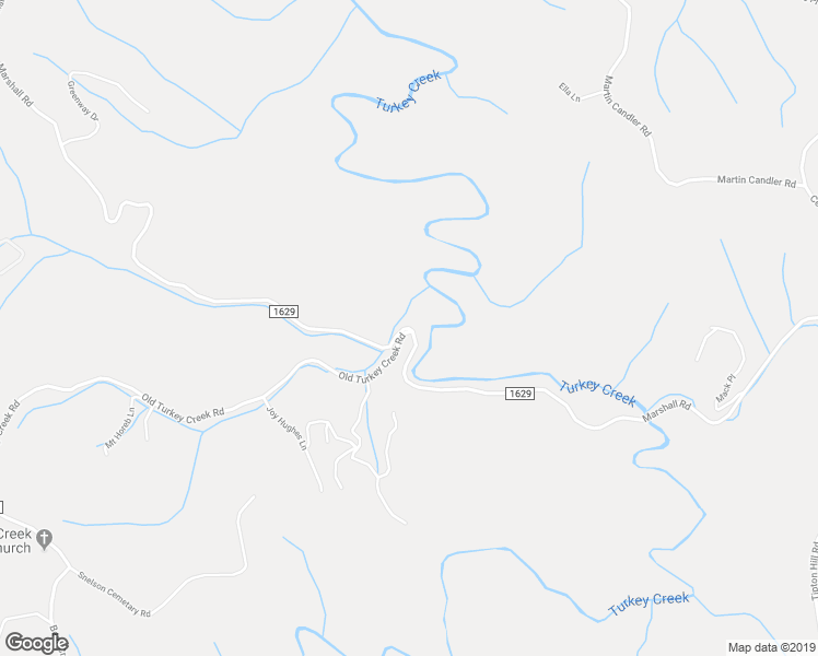 map of restaurants, bars, coffee shops, grocery stores, and more near Marshall Road in Alexander