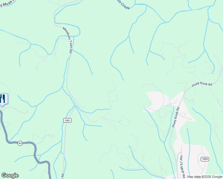 map of restaurants, bars, coffee shops, grocery stores, and more near 125 Mount Airy Road in Marshall