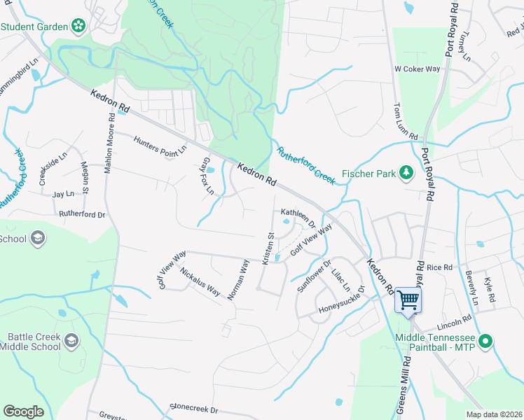 map of restaurants, bars, coffee shops, grocery stores, and more near 1197 Weaver Farm Lane in Spring Hill