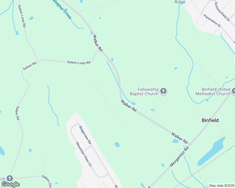 map of restaurants, bars, coffee shops, grocery stores, and more near 1207 Walker Road in Maryville