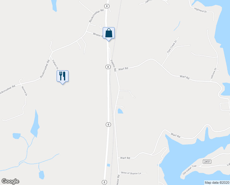 map of restaurants, bars, coffee shops, grocery stores, and more near 516 Feezor Road in Lexington