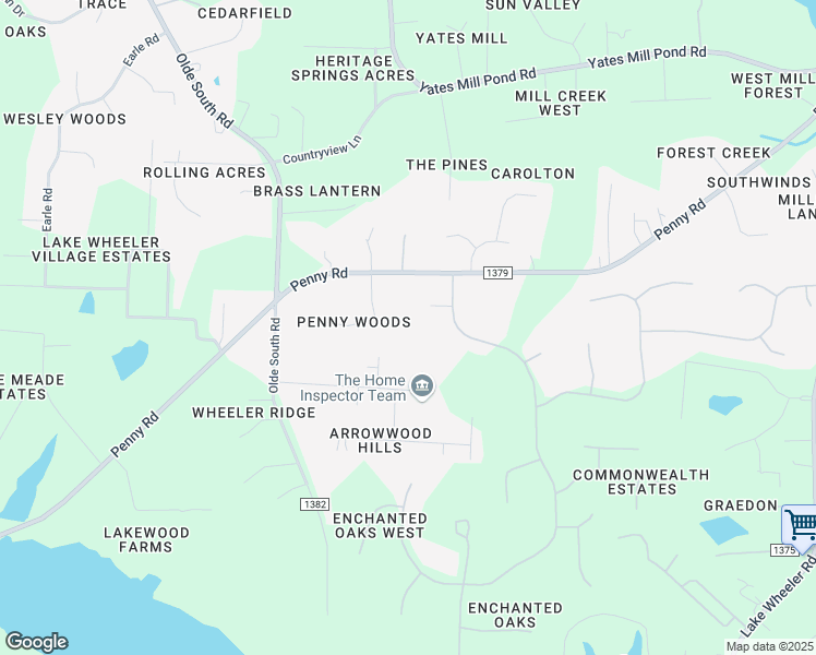 map of restaurants, bars, coffee shops, grocery stores, and more near 4908 Birchleaf Drive in Raleigh