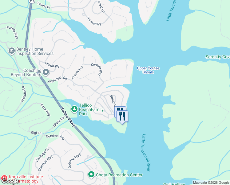 map of restaurants, bars, coffee shops, grocery stores, and more near 209 Todaly Circle in Loudon