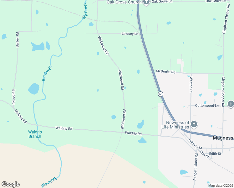 map of restaurants, bars, coffee shops, grocery stores, and more near 980 Wildwood Road in Batesville