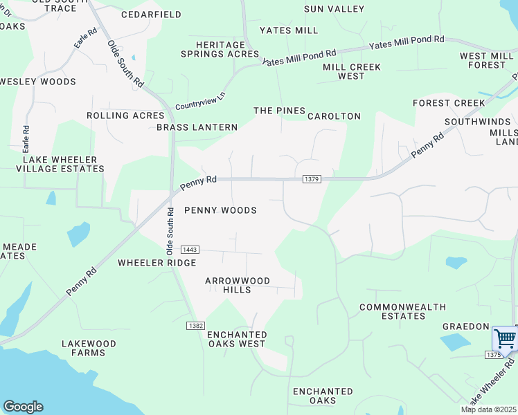 map of restaurants, bars, coffee shops, grocery stores, and more near 4908 Birchleaf Drive in Raleigh
