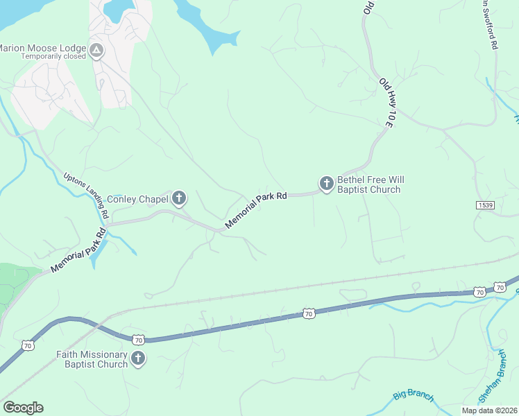 map of restaurants, bars, coffee shops, grocery stores, and more near 1471 Old Highway 10 East in Marion