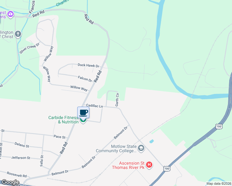 map of restaurants, bars, coffee shops, grocery stores, and more near 109 Garth Circle in McMinnville