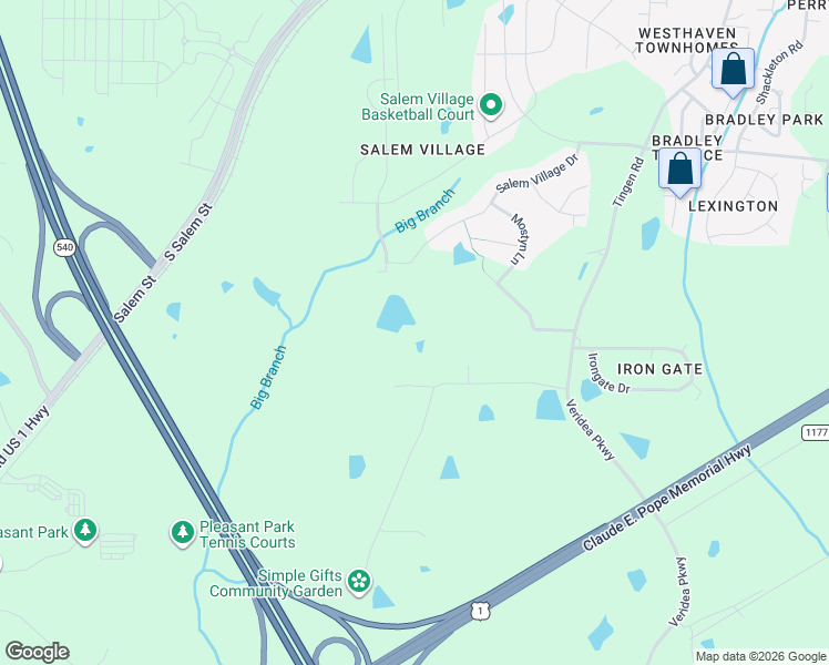 map of restaurants, bars, coffee shops, grocery stores, and more near 2800 Tingen Road in Apex