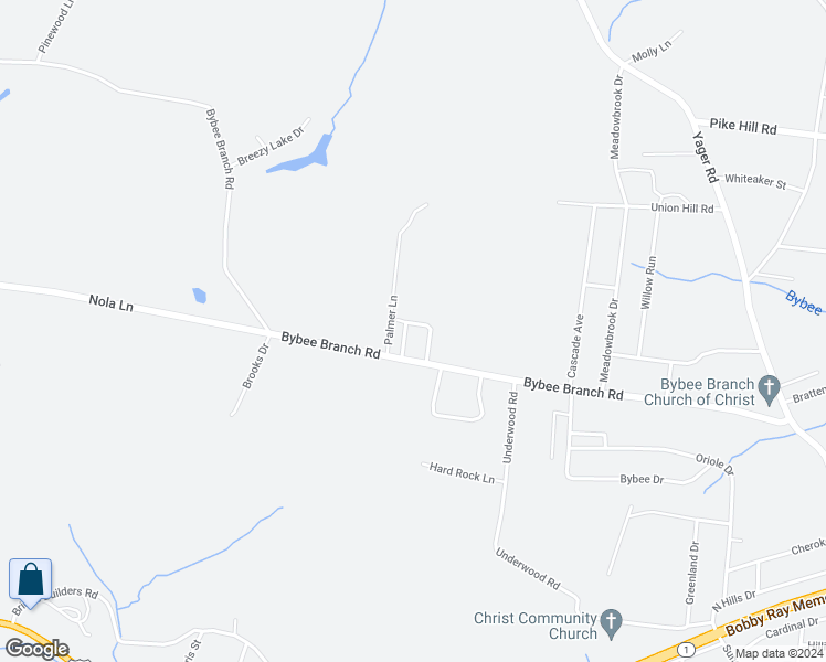 map of restaurants, bars, coffee shops, grocery stores, and more near 139 Bybee Woods Drive in McMinnville