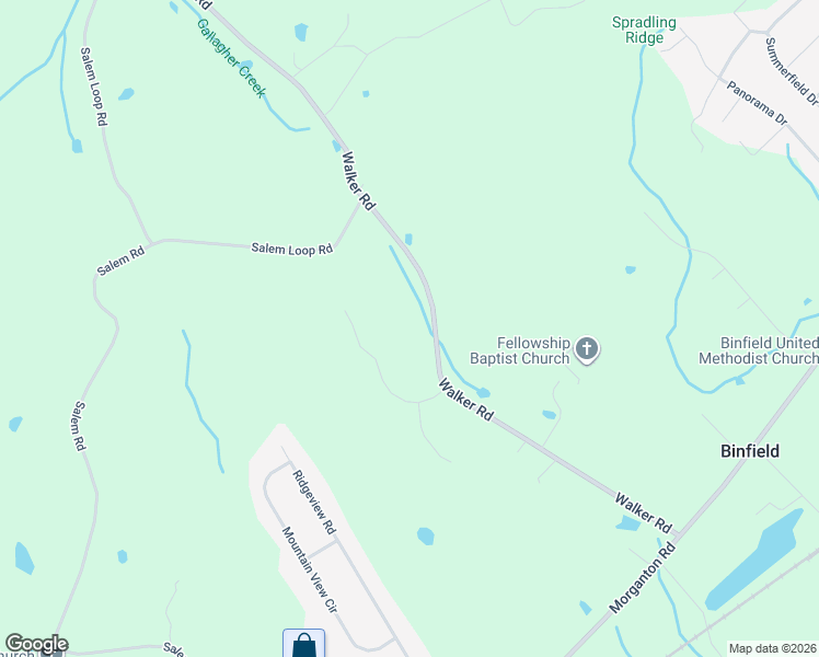 map of restaurants, bars, coffee shops, grocery stores, and more near 1207 Walker Road in Maryville