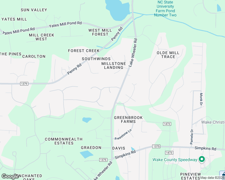 map of restaurants, bars, coffee shops, grocery stores, and more near 2201 Black Willow Court in Raleigh
