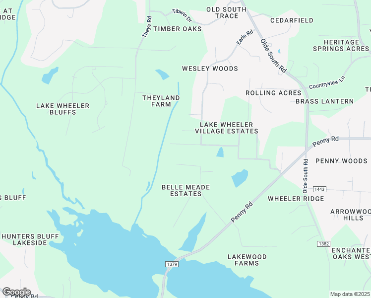 map of restaurants, bars, coffee shops, grocery stores, and more near 6313 Donnybrook Drive in Raleigh