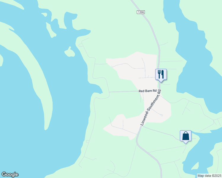 map of restaurants, bars, coffee shops, grocery stores, and more near 485 Red Barn Road in Lexington