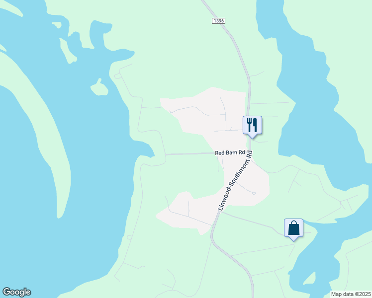 map of restaurants, bars, coffee shops, grocery stores, and more near 414 Red Barn Road in Lexington