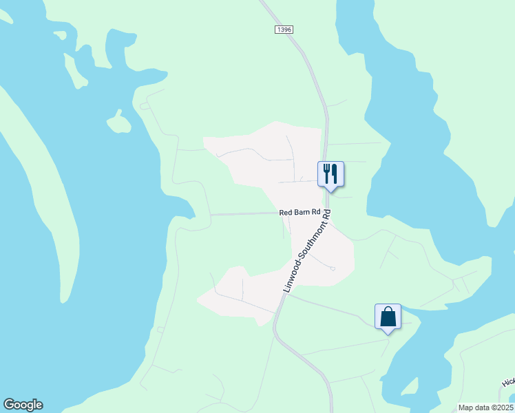 map of restaurants, bars, coffee shops, grocery stores, and more near 355 Red Barn Road in Lexington
