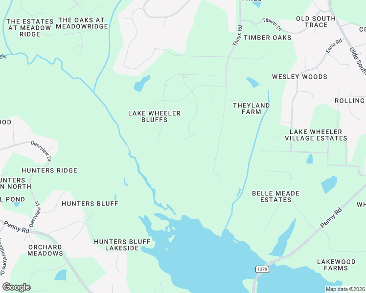map of restaurants, bars, coffee shops, grocery stores, and more near 2533 Toll Mill Court in Raleigh