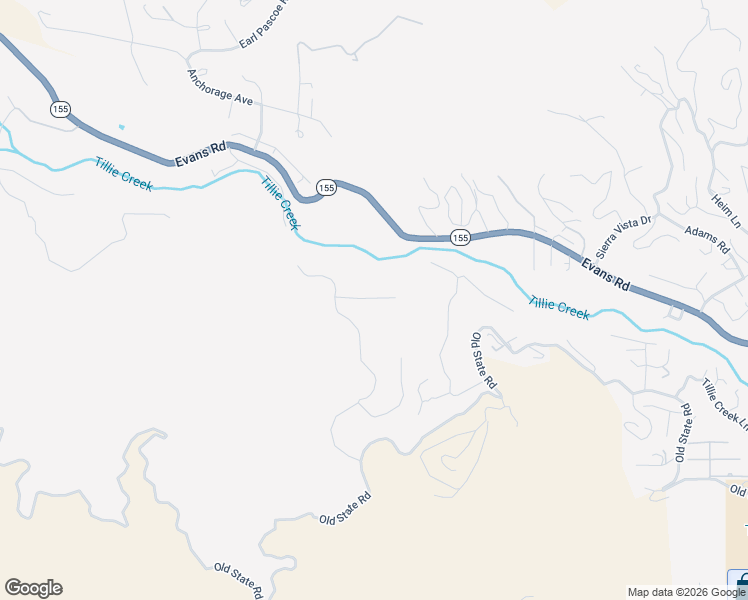 map of restaurants, bars, coffee shops, grocery stores, and more near Fire Breaks Access in Wofford Heights