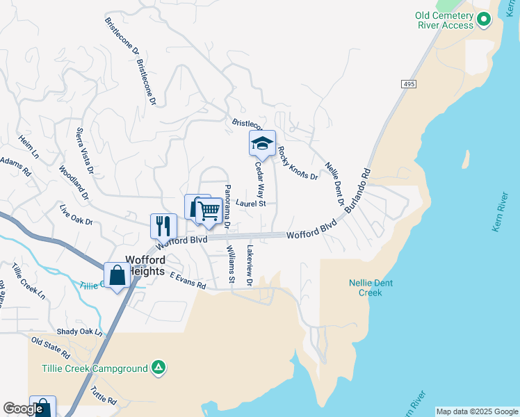 218 Laurel Street, Wofford Heights CA Walk Score