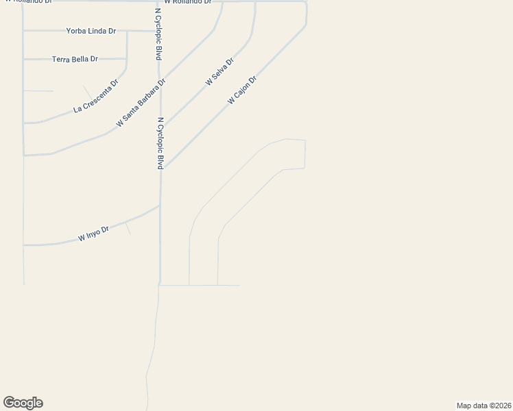 map of restaurants, bars, coffee shops, grocery stores, and more near North La Puente Drive in Willow Beach