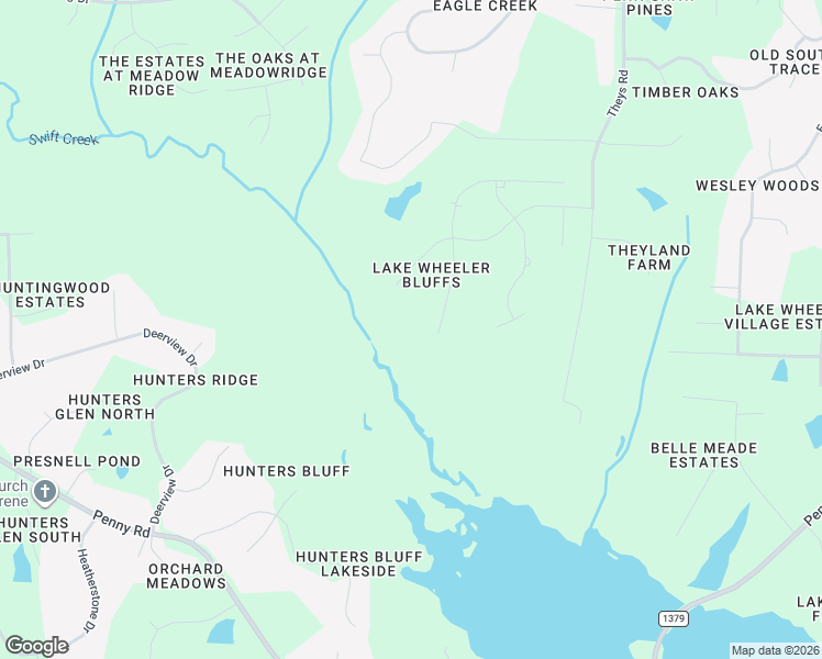 map of restaurants, bars, coffee shops, grocery stores, and more near 2524 Toll Mill Court in Raleigh