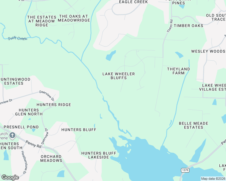 map of restaurants, bars, coffee shops, grocery stores, and more near 2524 Toll Mill Court in Raleigh