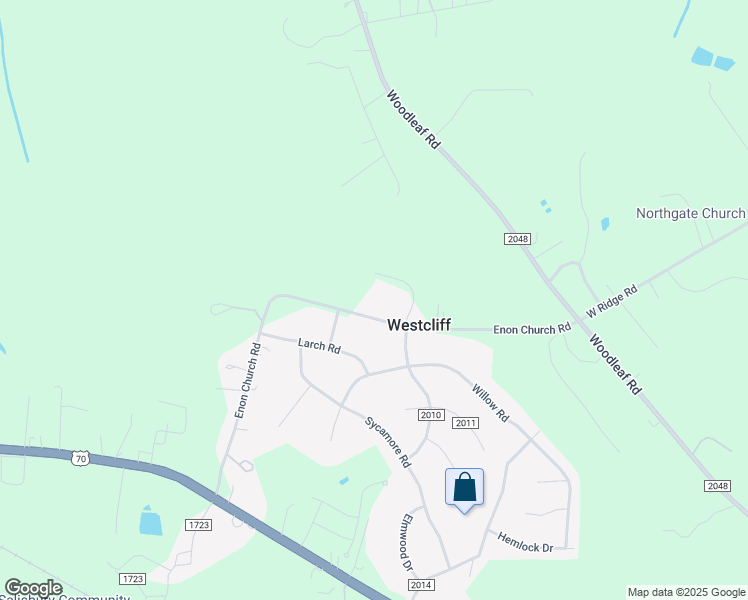 map of restaurants, bars, coffee shops, grocery stores, and more near 548 116 White Oaks Drive in Salisbury