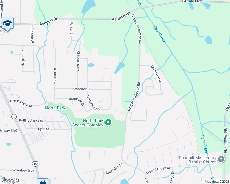 map of restaurants, bars, coffee shops, grocery stores, and more near 139 Maddox Drive in Jackson