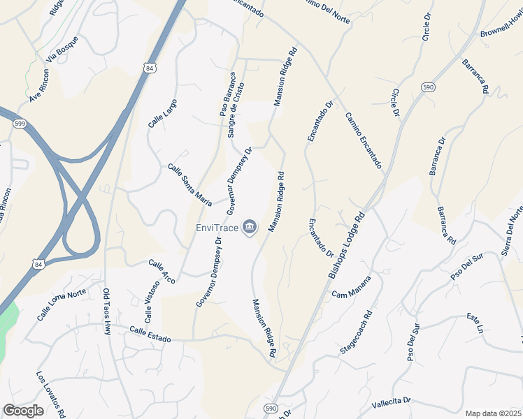 map of restaurants, bars, coffee shops, grocery stores, and more near 1066 Mansion Ridge Road in Santa Fe