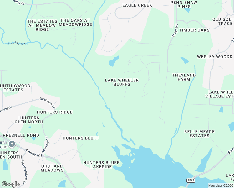 map of restaurants, bars, coffee shops, grocery stores, and more near 2524 Toll Mill Court in Raleigh