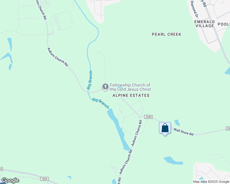 map of restaurants, bars, coffee shops, grocery stores, and more near 4920 Auburn Church Road in Garner