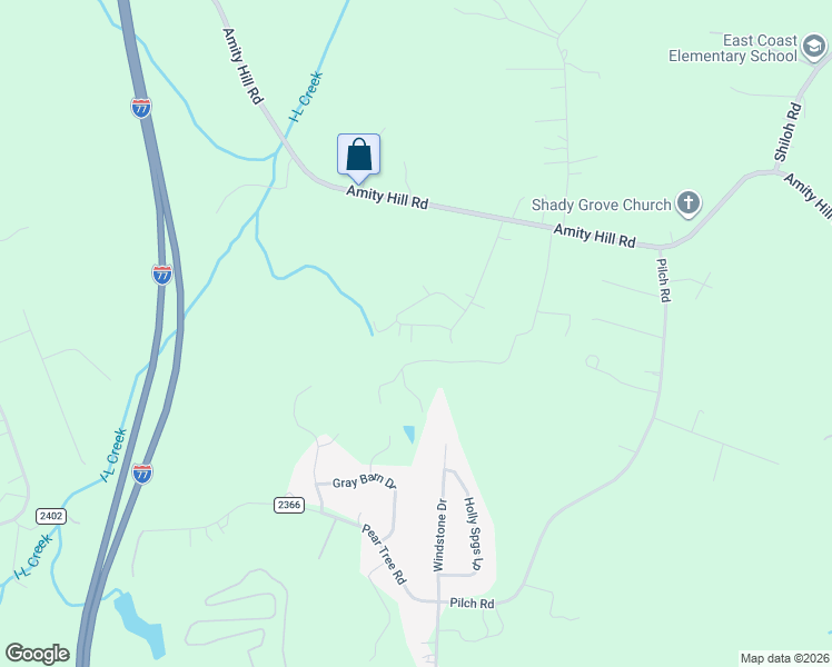 map of restaurants, bars, coffee shops, grocery stores, and more near 162 Dusty Loop in Statesville