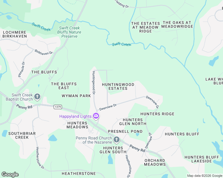 map of restaurants, bars, coffee shops, grocery stores, and more near 6513 Saddlepath Circle in Raleigh